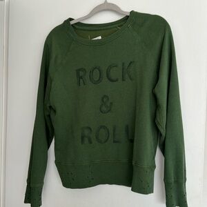 Zadig & Voltaire Green Distressed Sweatshirt Not Sure Size Medium
